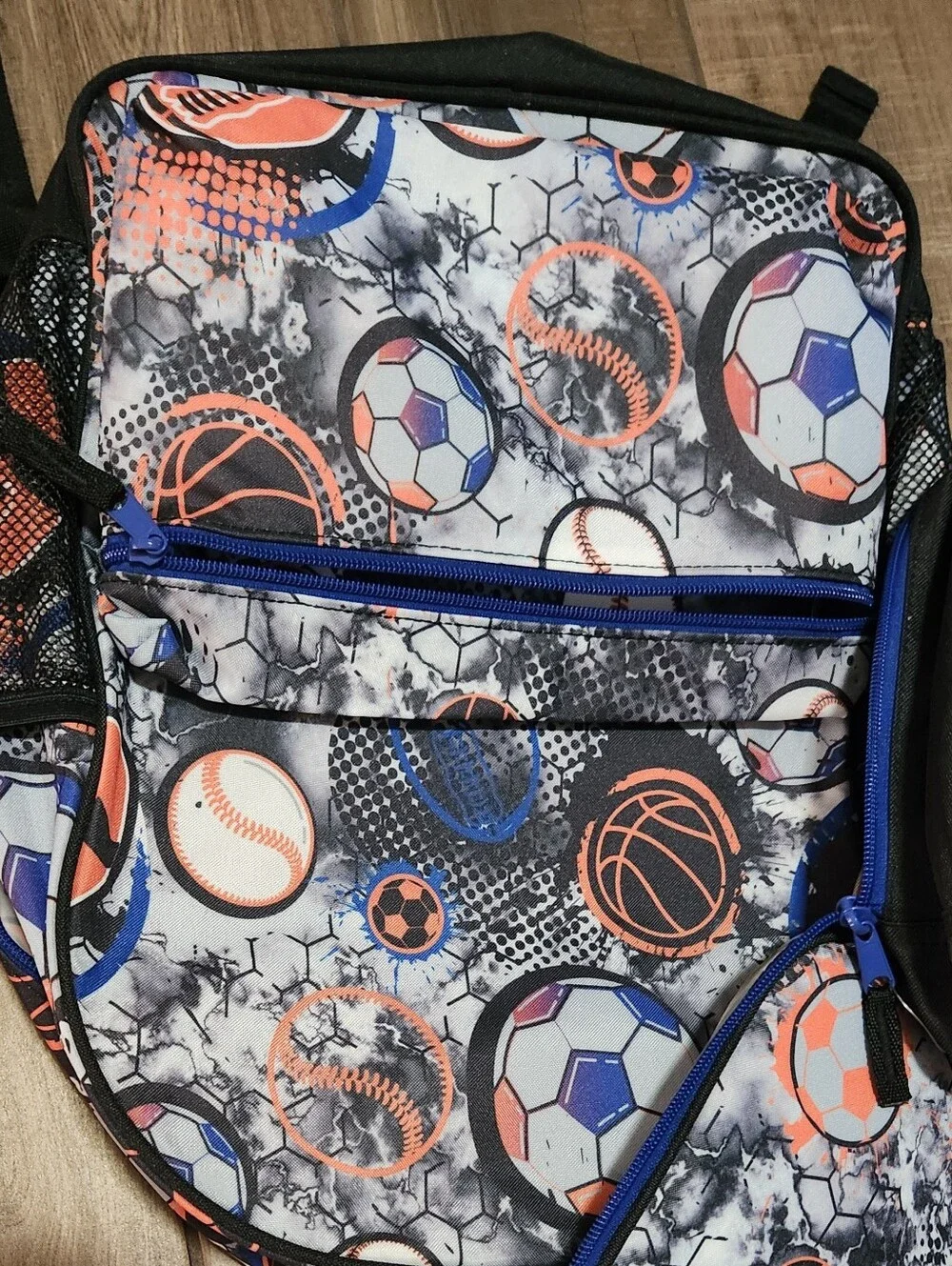 The Children's Place Sports Backpack & Lunch Bag - Blue & Orange